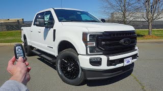 2020 Superduty Ford F250 Lariat Start Up Test Drive Walkaround and Review [upl. by Gruber]