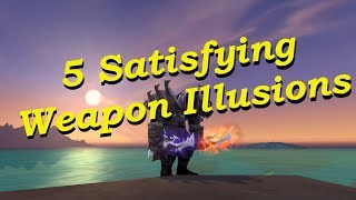 5 Easy To Farm Weapon Illusions  World of Wacraft [upl. by Naugal]