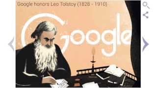 Leo Tolstoy Google Doodle [upl. by Nnylarat]