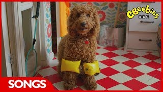 CBeebies Songs  Waffle The Wonder Dog  Swimming Song [upl. by Lancelle]