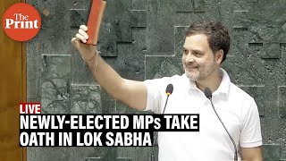 LIVE Rahul Gandhi among many newlyelected MPs take oath in Lok Sabha [upl. by Goodyear]