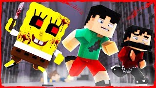 Minecraft SPONGEBOBEXE  How to ESCAPE SpongeBob PRISON [upl. by Lleda]