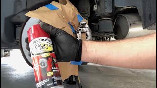 Heres how to clean and paint your brake calipers without removing them from the vehicle [upl. by Halas]