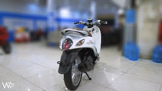 Yamaha Mio FINO 125i 2023 Primium White Latte ➖ Walkaround ❗️❗️ [upl. by Milewski402]