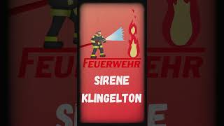 🚒 FEUERWEHR KLINGELTON kostenlos downloaden Sirene Typ E57 Sound für iPhone amp Android [upl. by Gabi915]