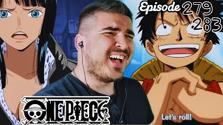 LETS SAVE ROBIN BUT NOT YET LOL ONE PIECE EPISODE 279283 REACTION [upl. by Gipson]