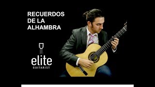 Learn to play Recuerdos de la Alhambra  EliteGuitaristcom Classical Guitar Tutorial Part 13 [upl. by Ecirtap936]