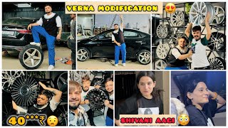 Verna Modification 🖤😍 Tyre Pwa Te Tyre👌🏽 Shivani Aagi Ehne Ta Surprise Deta😍😂  Ankush Thakur [upl. by Abe]