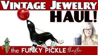 FUN Vintage Jewelry Haul THRIFT STORE FINDS 14k Gold  eBay Stuff [upl. by Slrahc]