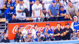 MLB CONTROVERSIAL FAN INTERFERENCE CALL 2024 MLB WORLD SERIES GAME 1  YANKEES VS DODGERS  OCTOBER [upl. by Ettenahc]