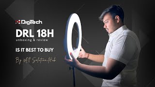 Unboxing Portable DIGITEK DRL18H Dual Temperature LED Ring Light  2024 New Model With USB Port [upl. by Nnaihs]