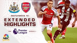 Newcastle United v Arsenal  PREMIER LEAGUE HIGHLIGHTS  1122024  NBC Sports [upl. by Holladay]