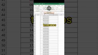 📆Calendario en Excel consejos exceltips tutorial tips trucos excel exceltutorial hack [upl. by Straub]