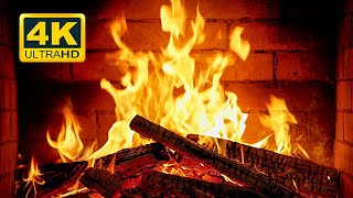 🔥 Cozy Fireplace 4K 12 HOURS Fireplace with Crackling Fire Sounds Crackling Fireplace 4K [upl. by Joachima]