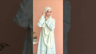 SHAWL Raya Tutorial  Cara Pakai Tudung Shawl Simple Tapi Cantik Yang Terkini [upl. by Naik]