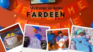 Welcome to home my little baby 😚 FardeeN  his 1st step to home FardeeNA ourworld [upl. by Rimaa]