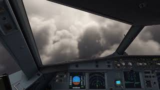 Rainy departure out of Vaernes Trondheim  MSFS  Fenix A320 [upl. by Raffaj]