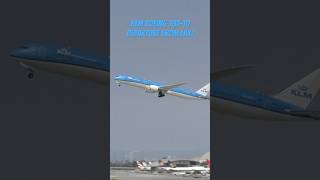 KLM Boeing 78710 departure from LAX [upl. by Ettenaj504]