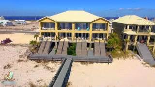 Navarre Beach Florida Drone Real Estate Video quotA Shore Thingquot Vacation Rental [upl. by Aesoh]