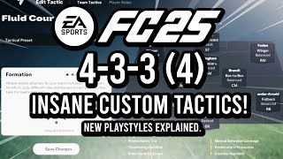 THESE 433 4 TACTICS IN EAFC25 ARE INSANE New Tactics amp Playstyles Explained [upl. by Enitselec]