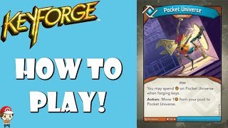 How to Use Pocket Universe amp Safe Place in Keyforge [upl. by Imoyn]