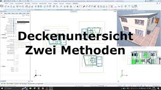 Deckenuntersicht via Schnitt generieren in Allplan [upl. by Leira927]