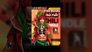 FREE  CHILI CHILI 🌶  BUNDLEfreefire shorts [upl. by Niwhsa414]