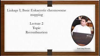 Linkage I Basic Eukaryotic Chromosome Mapping lecture 2 Recombination Urdu [upl. by Gwendolin]