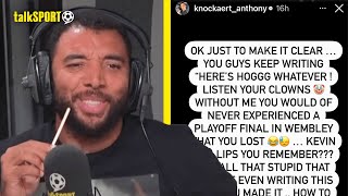 Troy Deeney CANT STOP LAUGHING At Anthony Knockaerts Instagram RANT About Leicester V Watford Goal [upl. by Katee]