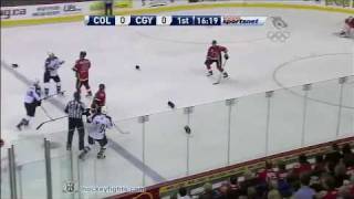 David Koci vs Brian McGrattan Jan 11 2010  Sportsnet feed [upl. by Kcub198]