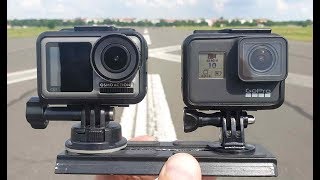 DJI Osmo Action vs GoPro Hero 7 Black review  4K DCinelike vs Protunes Flat 240 fps Hyperlapse [upl. by Aneger836]