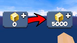 I got 5000 GCubes From Developers in Bedwars [upl. by Nairehs]