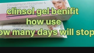 how use clinsol gel for facetelugu skinglows [upl. by Mal687]