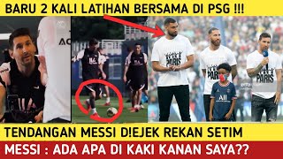 Baru Saja Gabung Di PSG Rekan Setim Ini Sudah Berani Sindr Kaki Messi [upl. by Ennairoc490]