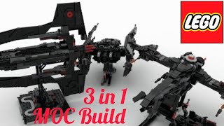 LEGO 75256  3 in 1 FIGHTER MOC REVIEW [upl. by Canfield]