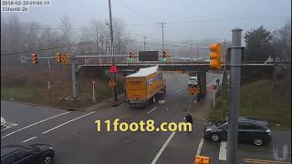 11Foot8 Bridge Crash Compilation 2018 [upl. by Atisor168]