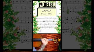 Canon in D  Pachelbel VIOLIN [upl. by Johm]