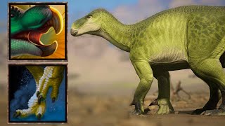 The Best Iguanodon Build  Path of Titans [upl. by Eibot]