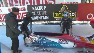 St Moritz WCh Womens Bobsleigh Heat 3 January 26 2013 [upl. by Matheson]