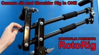 RotoRig Sneak Peak  Camera Jib and Shoulder Rig in ONE [upl. by Solorac523]