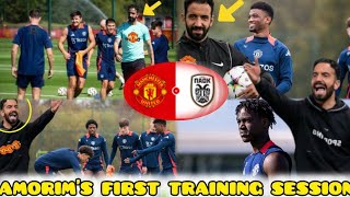 🚨AMORIMS FIRST TRAINING SESSION AT MAN UNITED REVEALS A GAMECHANGING STRATEGY AHEAD OF PAOK CLASH🤯 [upl. by Lovering251]