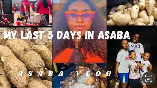 HOW I SPENT MY LAST 5 DAYS IN ASABA  Foodstuffs  Parties  Dailyvlogs Lifestyle goviral [upl. by Shakti303]