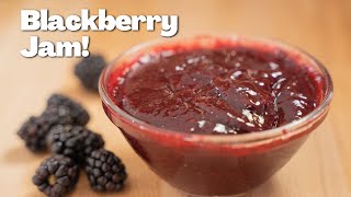 Sweet and Sour Blackberry Jam Recipe  Homemade Blackberry Jam [upl. by Lovmilla532]