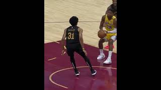 Jarrett Allen amazing block ✅🥶 nba shorts cavs [upl. by Reilamag]