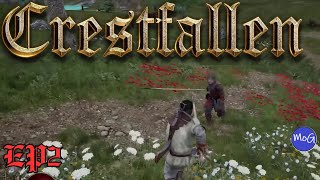 A Fresh Start And First Combat  Crestfallen Medieval Survival  Episode 2 [upl. by Madid]