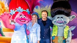 Feestelijke familiepremière TROLLS 3 IN HARMONIE reacties [upl. by Napoleon]