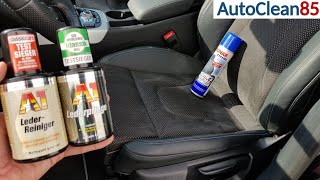 Alcantara und Ledersitze REINIGEN und VERSIEGELN  Leder aufbereiten im Auto [upl. by Aynatan103]