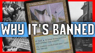 Why is Tolarian Academy Banned in Commander  Magic the Gathering shorts [upl. by Hsuk906]