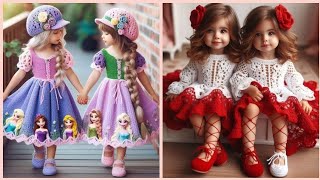 Latest Crochet Hand Knitted Baby Girls dresses designs2024 Crochet Hand knitted Frocks designs [upl. by Ahseenyt473]