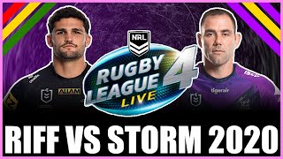 Penrith Panthers vs OLD SCHOOL 2020 Melbourne Storm on RLL4  2024 NRL GRAND FINAL [upl. by Ahsiekit]